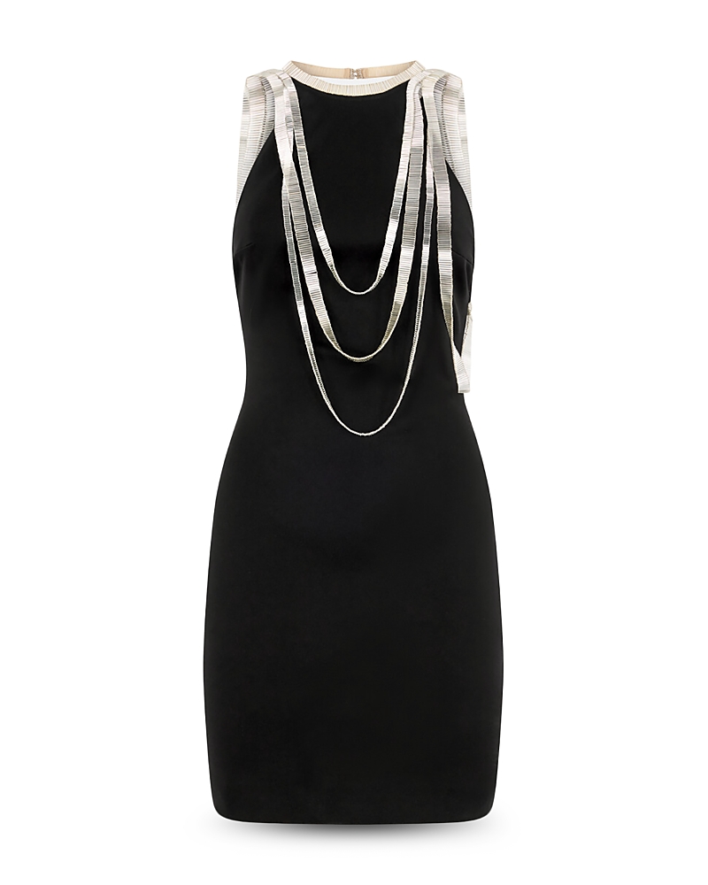 The Attico Chain Detail Mini Dress