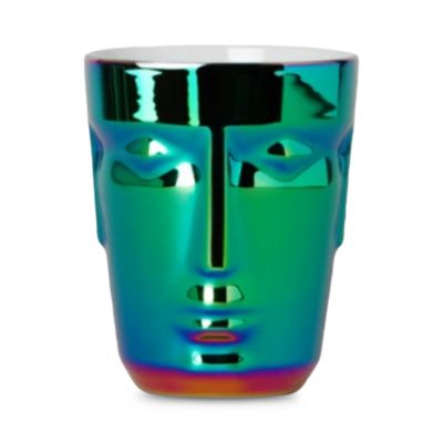 Limited Gin and Cocktail Tumbler, Rainbow Blue-Green