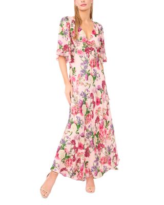 Briar V Neck Flutter Sleeve Dress