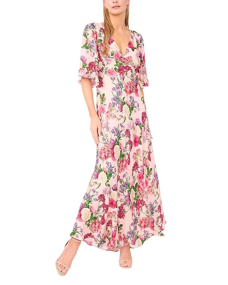 Ted Baker Briar V Neck Flutter Sleeve Dress