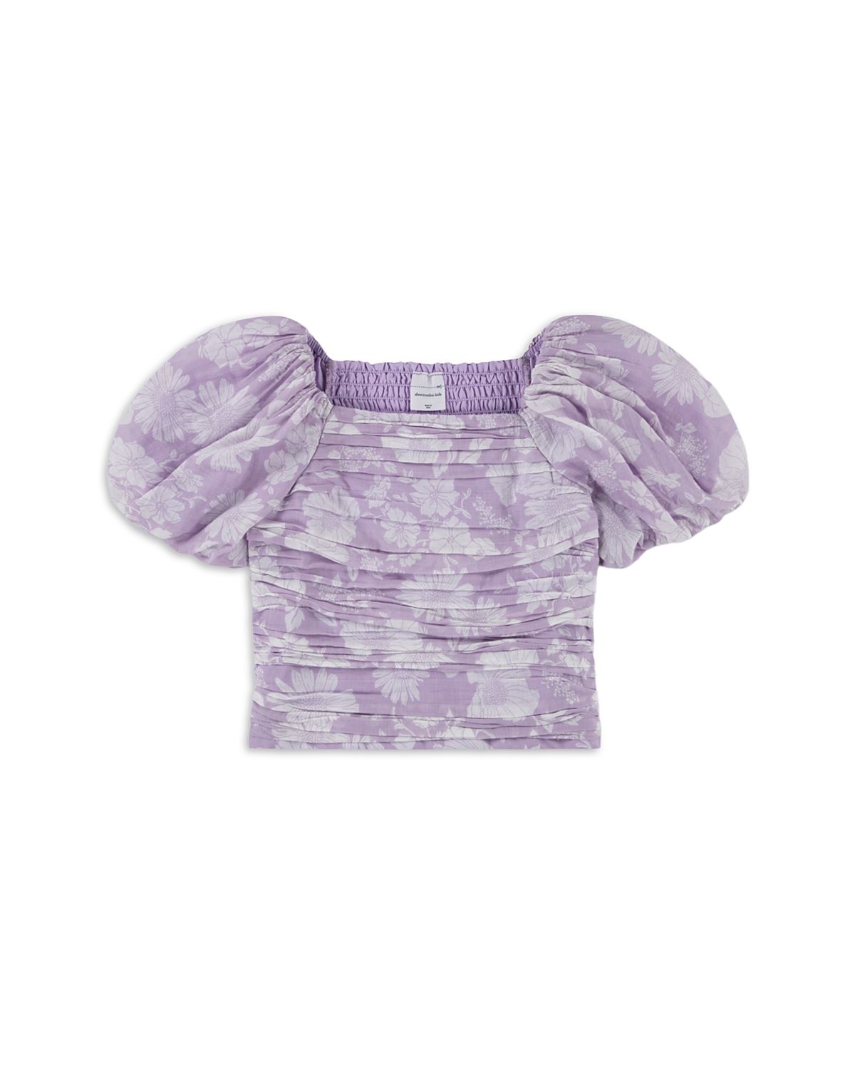abercrombie kids Girls' Emerson Puff Sleeved Top - Little Kid, Big Kid