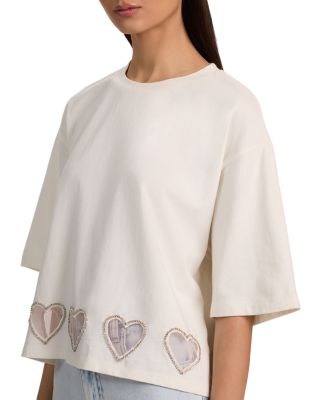 Evan Oversized Cropped Tee