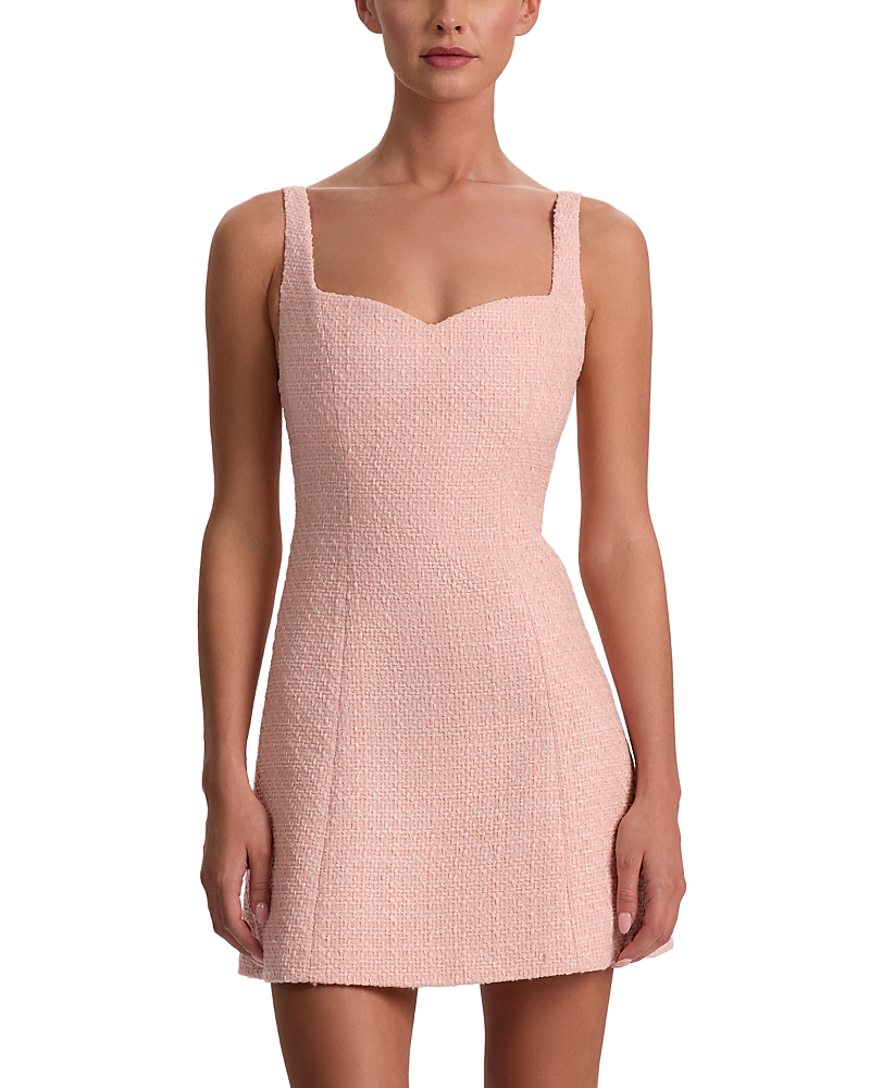 Alice and Olivia Eve Sweetheart Neck Mini Dress