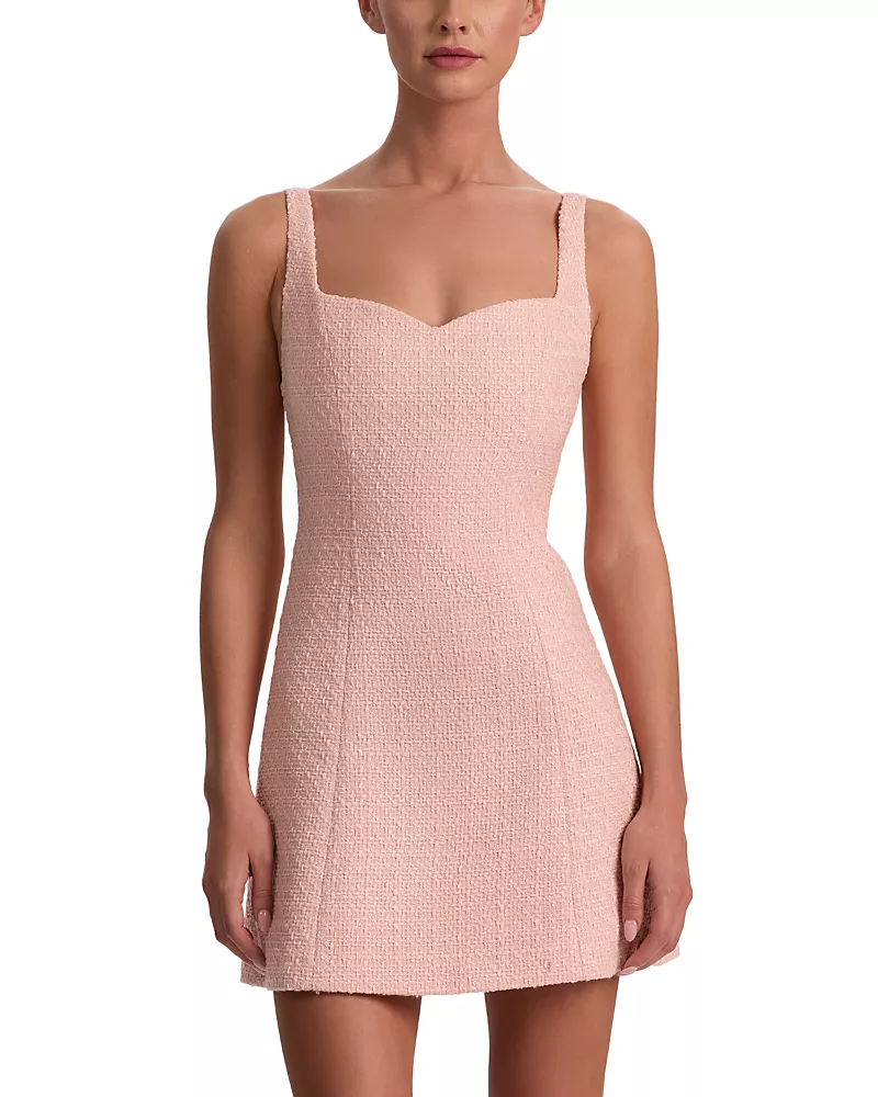 Alice and Olivia Eve Sweetheart Neck Mini Dress