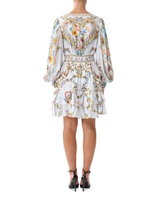 Button Front Frill Dress