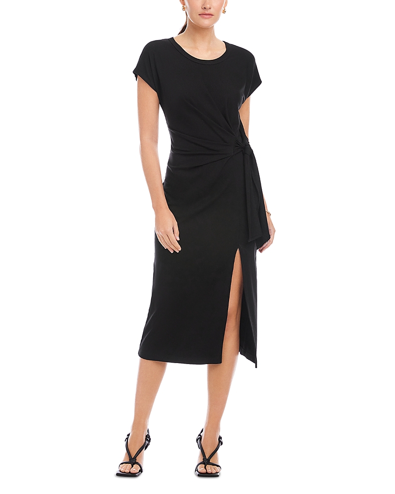 Fifteen Twenty Marisa Side-Knot Midi Dress
