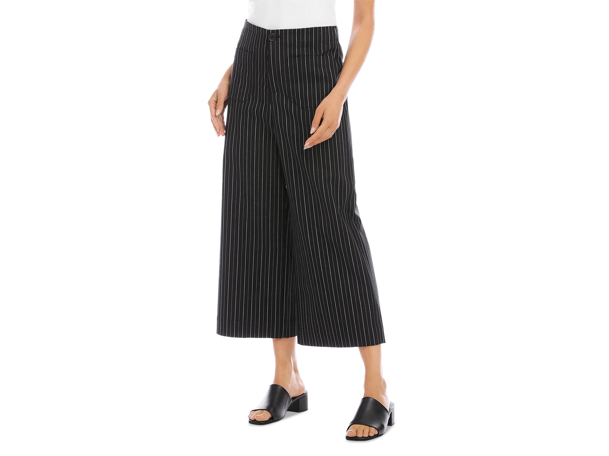Cropped Wide-Leg Pants — Image 4