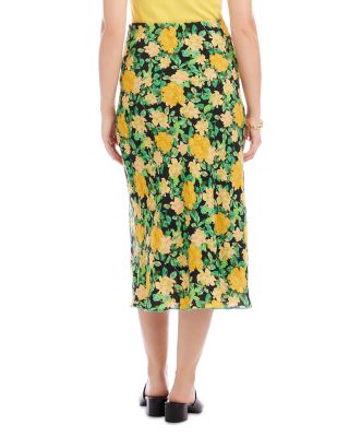 Bias Cut Midi Skirt
