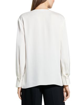 Silk Volume Sleeve Blouse