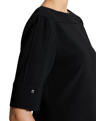 Short Sleeve Boatneck Top