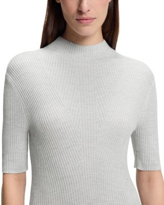 Farie Ribbed Half Sleeve Dress