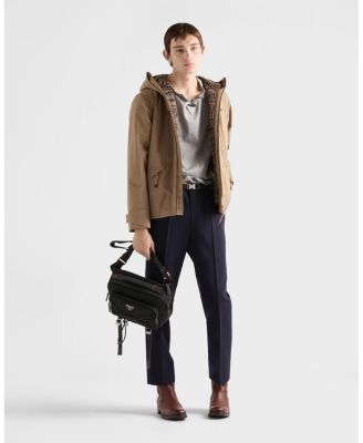  Speedrock Re-Nylon And Leather Shoulder Bag