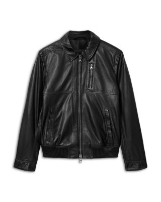 Collared Leather Jacket