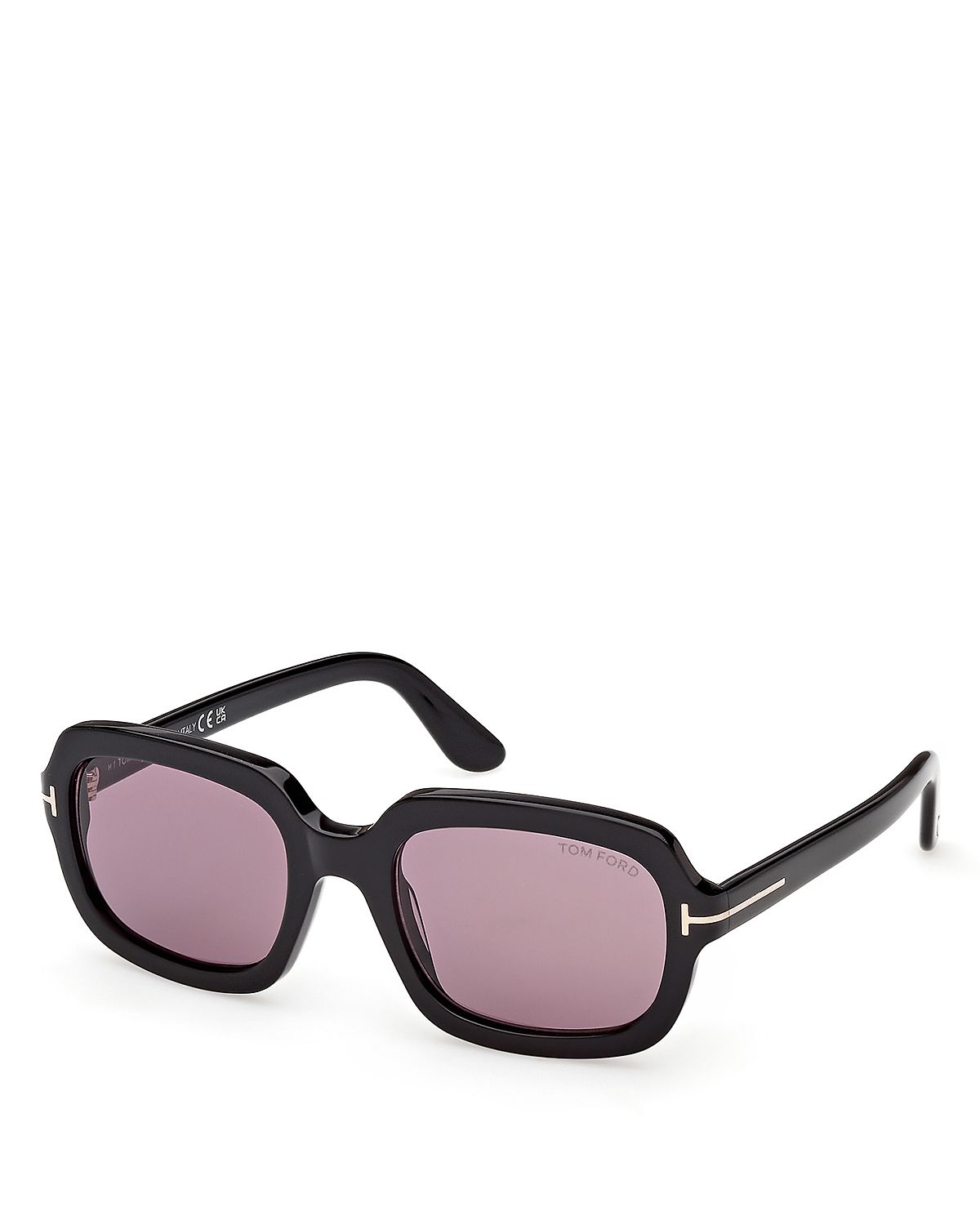 Tom Ford Rectangular Sunglasses, 53mm