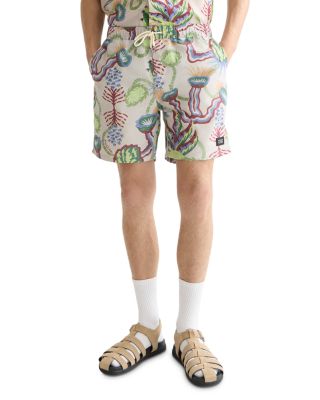 Printed 6" Drawstring Swim Shorts