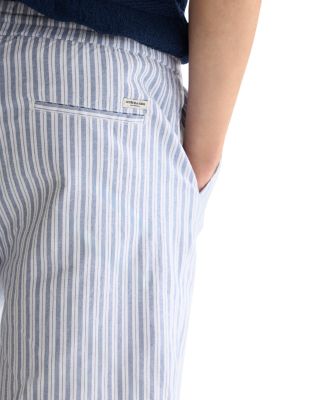 Stripe Drawstring Shorts