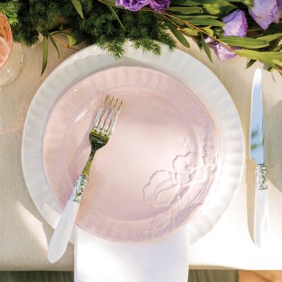 Pietra Fiori Pink Salad Plate