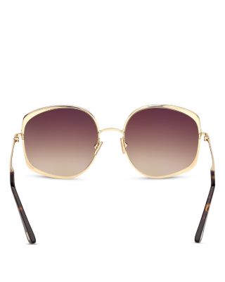 Round Metal Sunglasses, 58mm