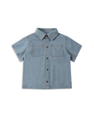 Boys' Denim Short Sleeved Overshirt - Little Kid