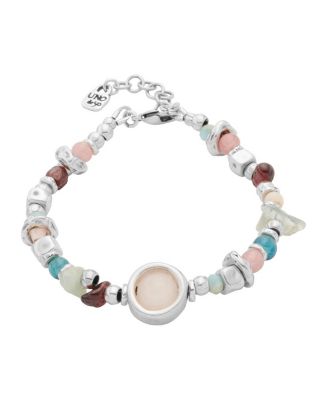 Textured Stone Crystal Bracelet