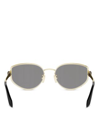 Serpenti Forever Geometric Sunglasses, 55mm