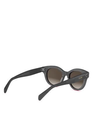 Triomphe Round Sunglasses, 51mm