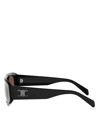 Triomphe Square Sunglasses, 55mm