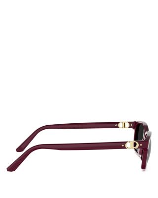 Petit CD Rectangular Sunglasses, 54mm
