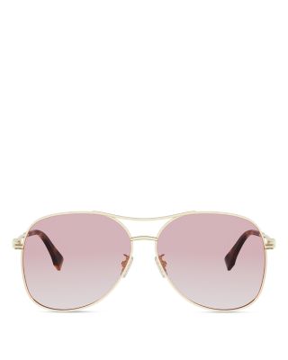 Fendigraphy Pilot Sunglasses, 61mm