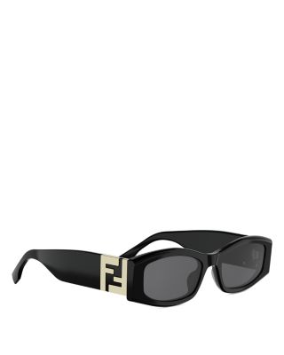 Forever Fendi Rectangular Sunglasses, 54mm