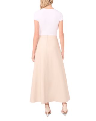 Maxi Skirt With Center Front Seam