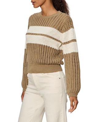 Sporty Openwork Sweater