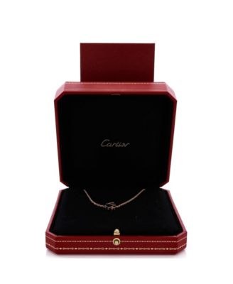  Love Interlocking Necklace 18K Rose Gold 17.25"