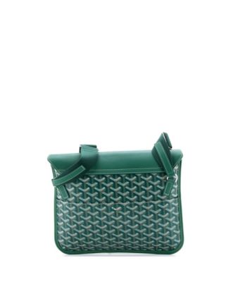   Coursier Messenger Bag Coated Canvas and Leather