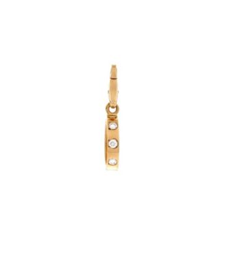  Love Pendant Charm 18K Gold with Diamonds