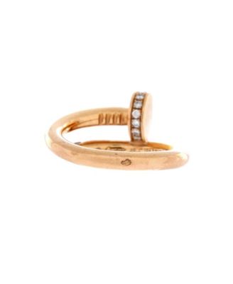  Juste un Clou Ring 18K Rose Gold and Diamonds