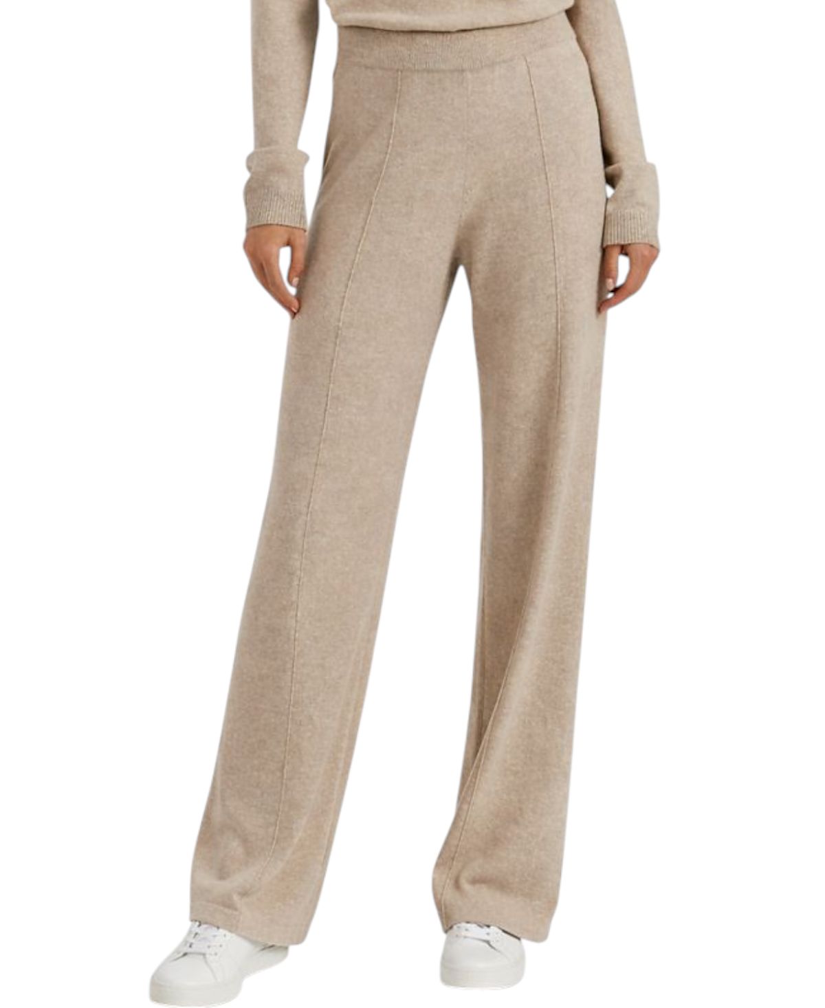 Chinti & Parker Women's Wool Cashmere Wide Leg Track Pants