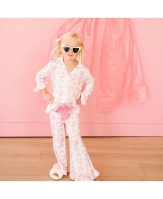  Girls' Heart Floral Trellis Valentine's Day Lounge Set - Little Kid, Big Kid