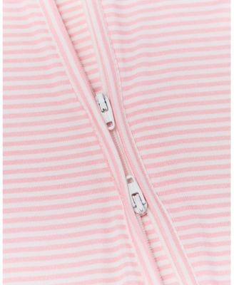  Girls' Peony Stripe Bamboo Sleeper - Baby
