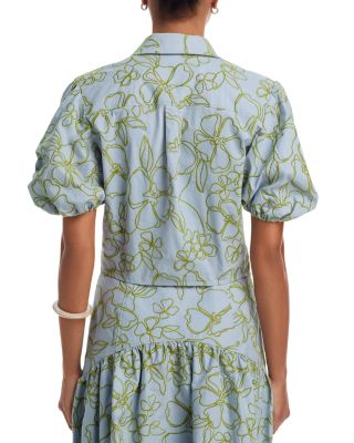 Zoanne Embroidered Floral Top