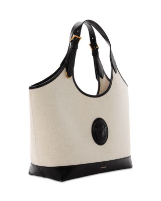 Fabric & Leather Large Tote