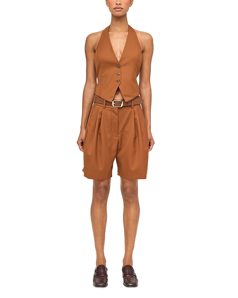 Ronny Kobo Andora Pleated Shorts
