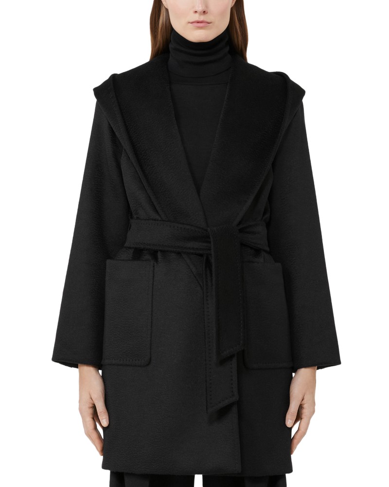 Max Mara Rialto Coat in Black