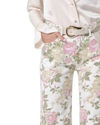 Kimberly '70s High Rise Flare Jeans in English Rose