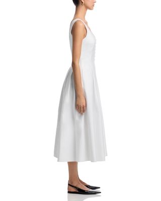 Sateen Midi Dress