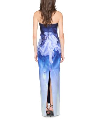 Cyrilla Strapless Column Gown