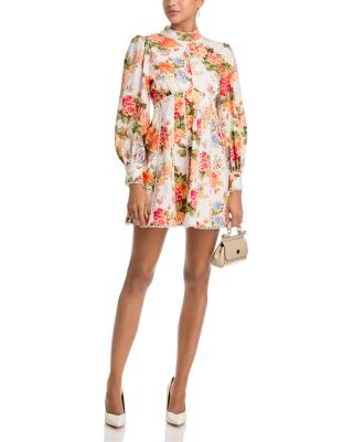 Floral Ric Rac Inset Mini Dress - Exclusive
