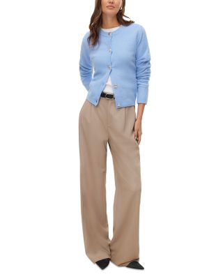 Vmfiona Long Sleeve Short Button Cardigan Sweater