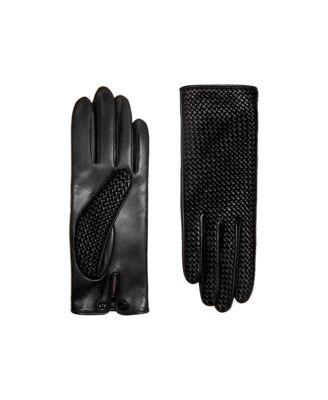  Chloe Woven Leather Gloves