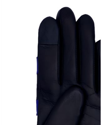  Alexine Midlength Striped Leather Gloves